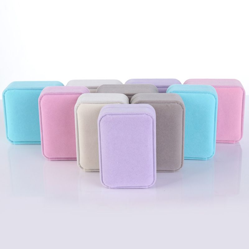 Simple Style Classic Style Solid Color Plastic Jewelry Boxes