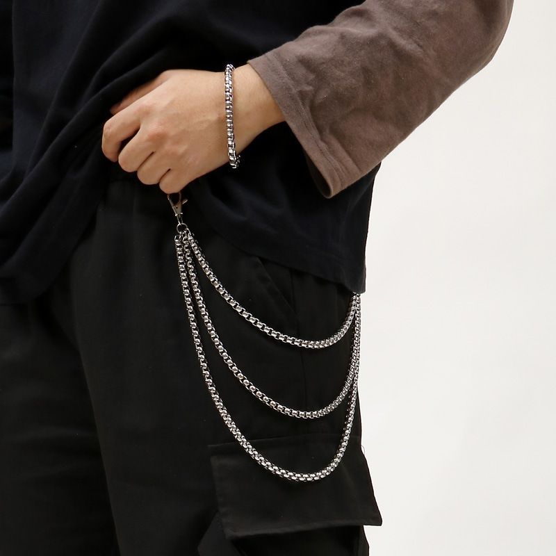 Casual Simple Style Solid Color Titanium Steel Women's Phants Zipper