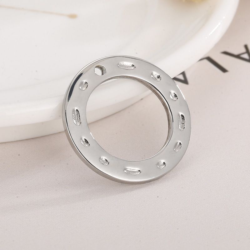 1 Piece Stainless Steel Round Simple Style