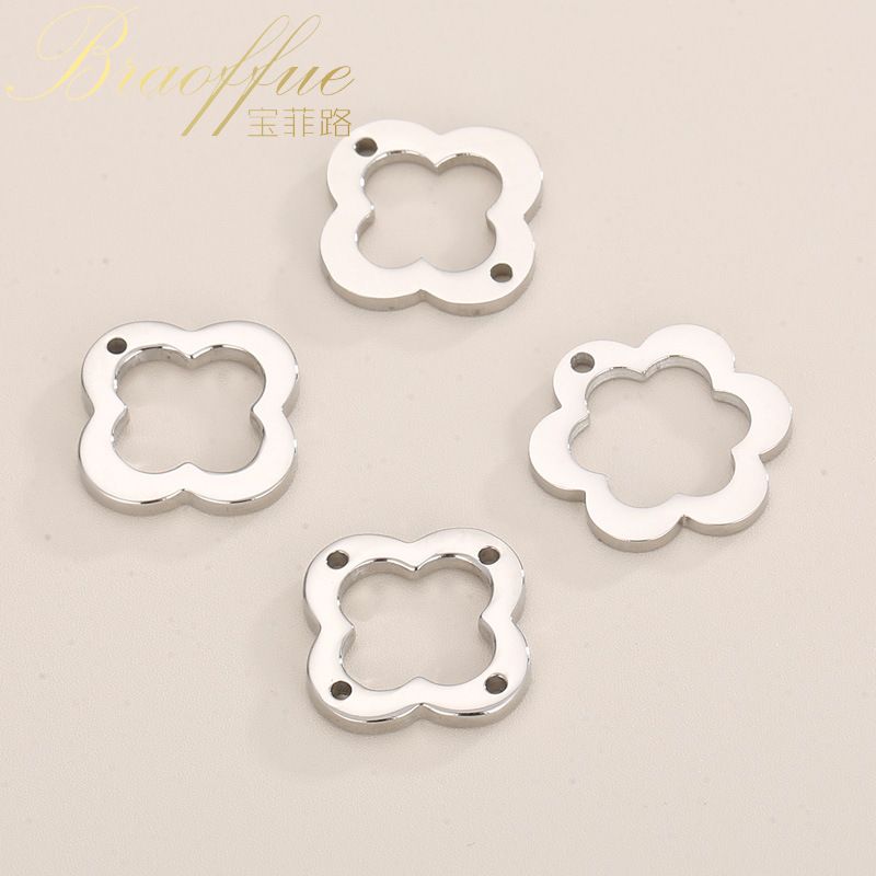 1 Piece Stainless Steel Solid Color Simple Style