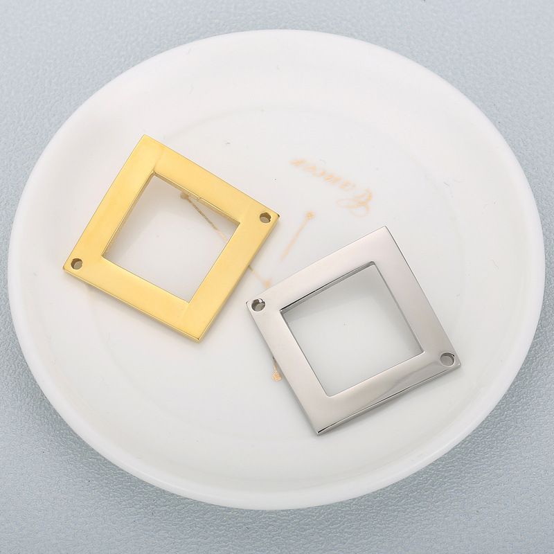 1 Piece Stainless Steel Square Simple Style