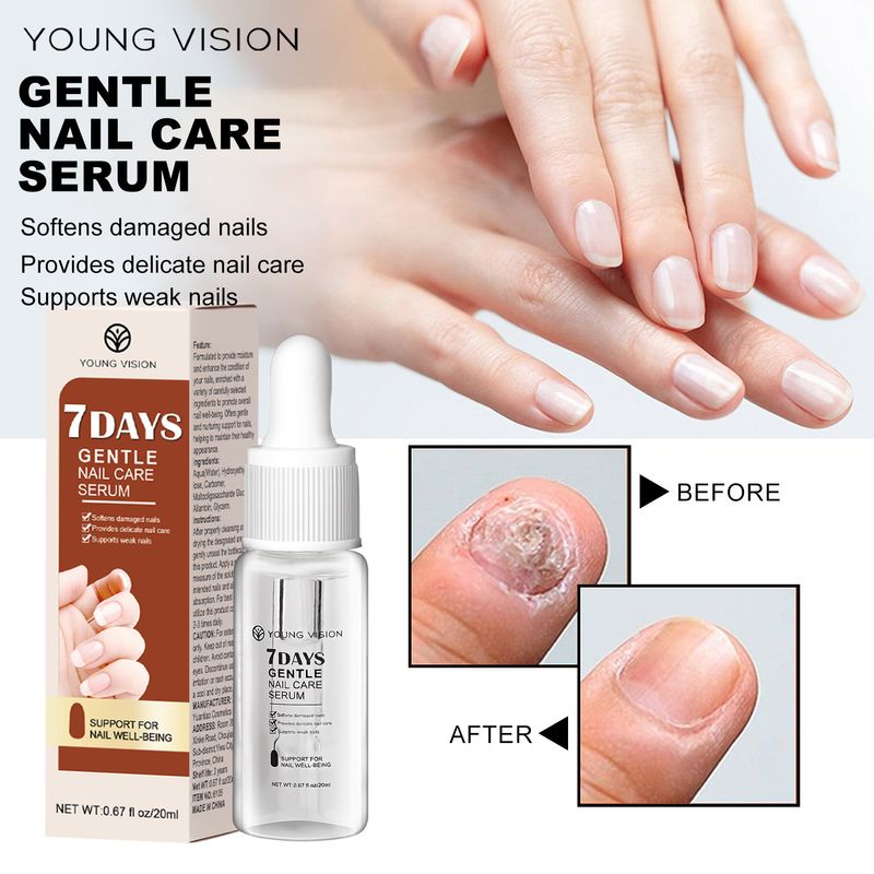 Letter Nail Care Solution Foot Care Simple Style Personal Care