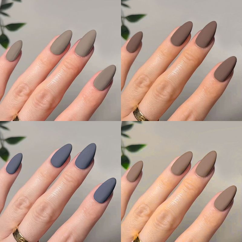 Simple Style Solid Color Solid Color Plastic Nail Patches 1 Set