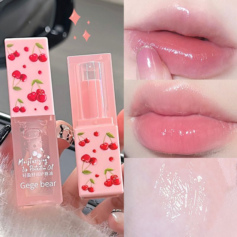 Elegant Cute Cherry Plastic Lip Gloss