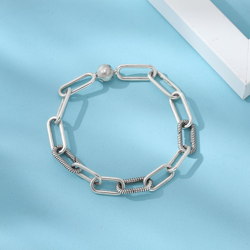 Rétro Style Simple Géométrique Alliage De Gros Bracelets
