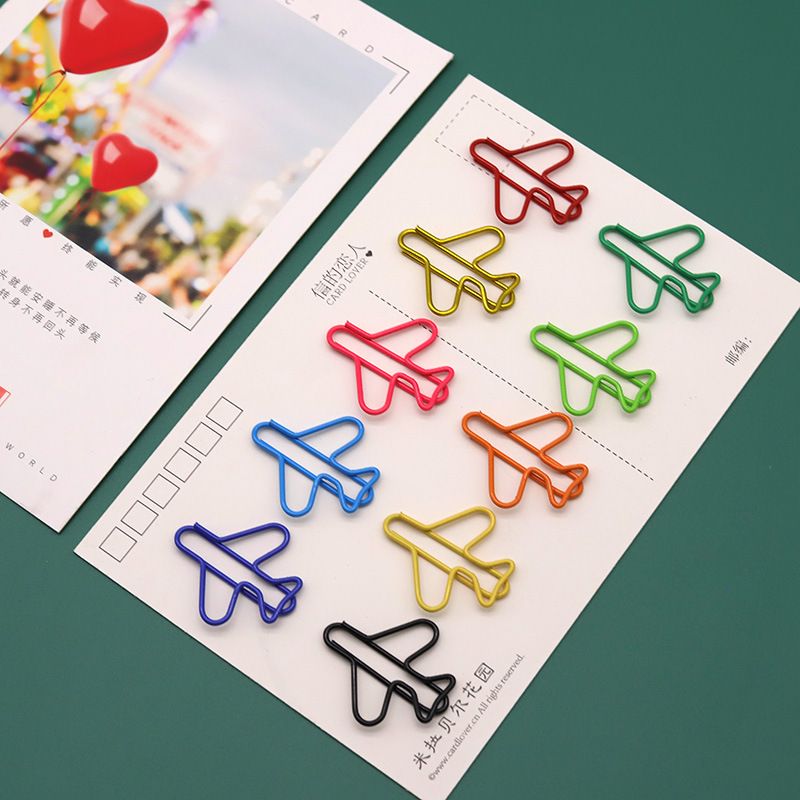 1 Piece Solid Color Class Learning School Metal Casual Paper Clip
