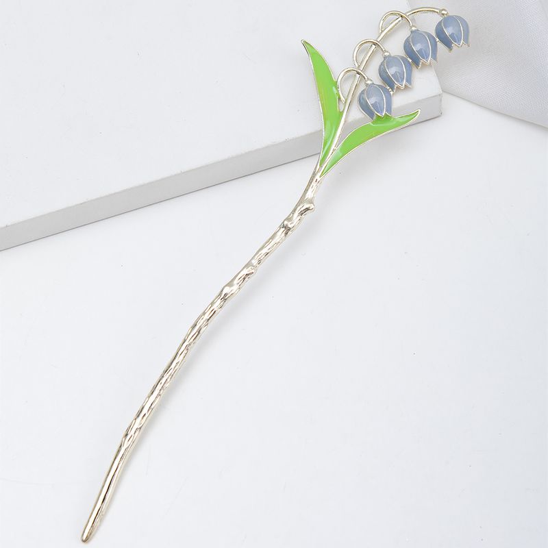 Women's Simple Style Flower Metal Plating Hairpin