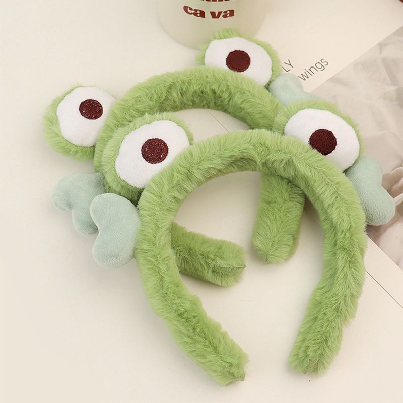 Women's Cute Cartoon Flannel Hair Band