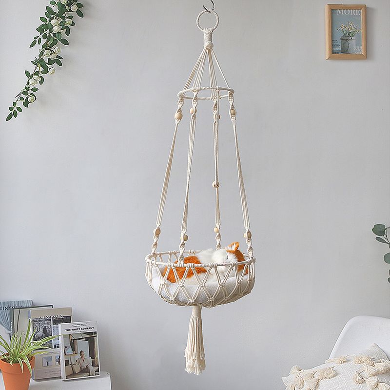 Bohemian Irregular Cotton Thread Cat Nest