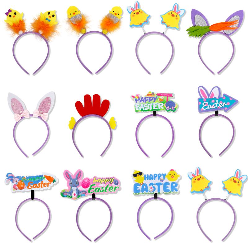 Easter Cute Feather Plastic Party Festival Headband