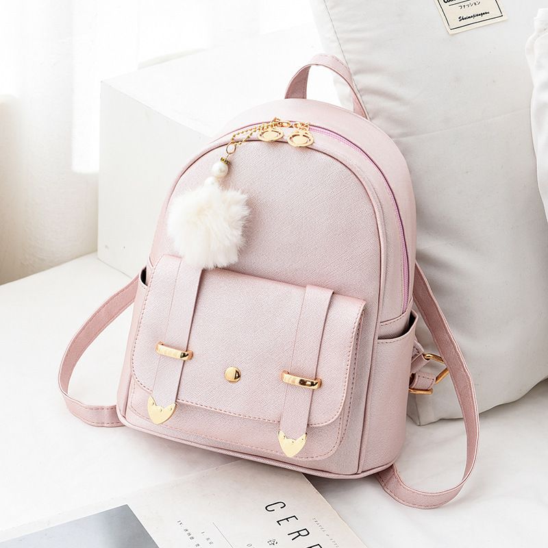 Waterproof Solid Color Casual Daily Shopping Women's Backpack