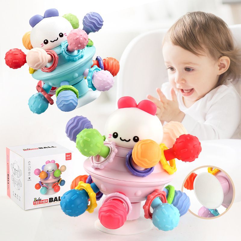 Rattle Bed Bell Cartoon Plastic Toys