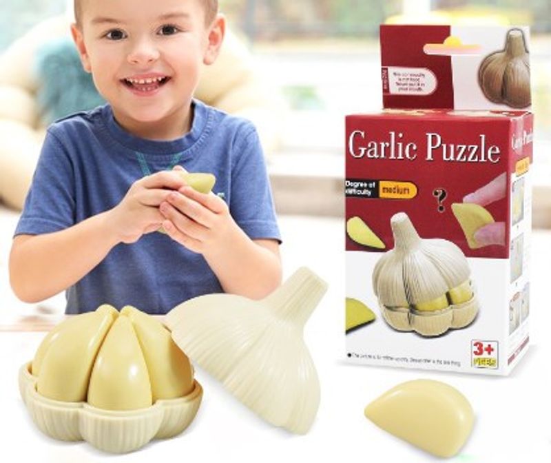 Puzzles Toddler(3-6years) Garlic Plastic Toys