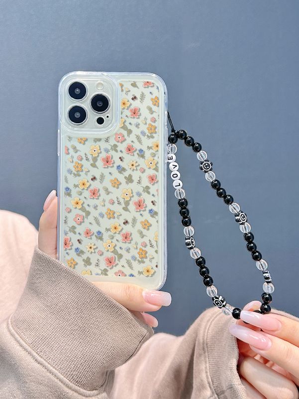 Artistique Vêtement De Rue Fleur Tpu   Coque De Téléphone