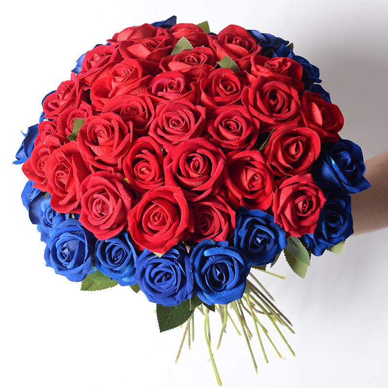 Valentine's Day Romantic Pastoral Rose Silk Flower Party Date Festival Artificial Plant
