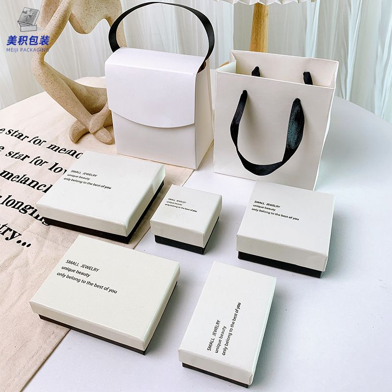Simple Style Letter Paper Jewelry Boxes