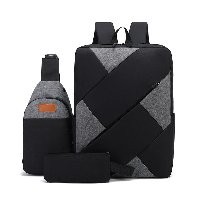 Splicing Casual Business Daily Laptop Backpack