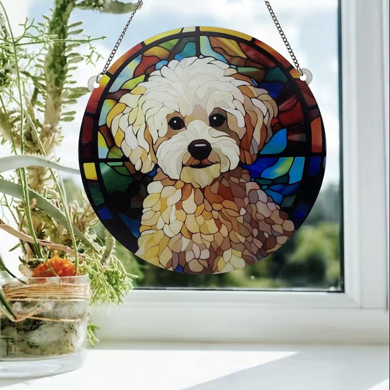 Cute Artistic Dog Arylic Indoor Home