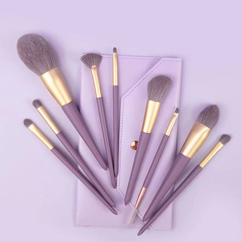 Simple Style Color Block Plastic Makeup Brushes None 1 Set