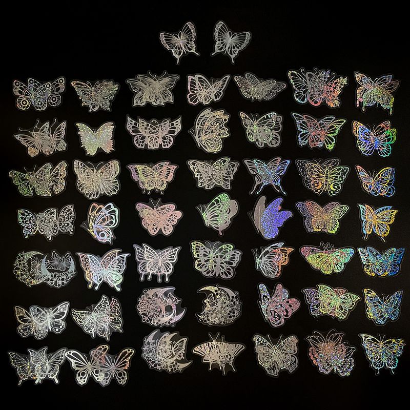 1 Piece Butterfly Class Learning Pet Vintage Style Stickers