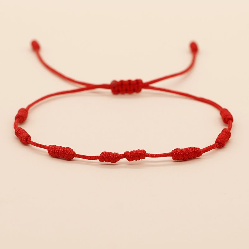 Simple Style Solid Color Rope Handmade Women's Bracelets