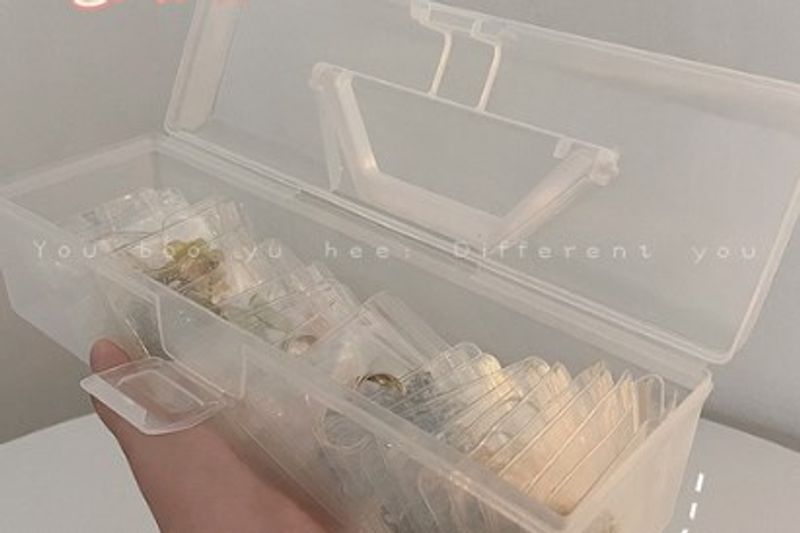 Casual Solid Color Plastic Jewelry Boxes