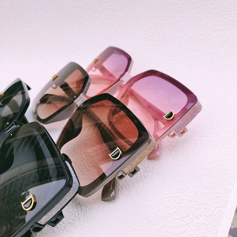 Ig Style Casual Geometric Pc Resin Square Full Frame Women's Sunglasses