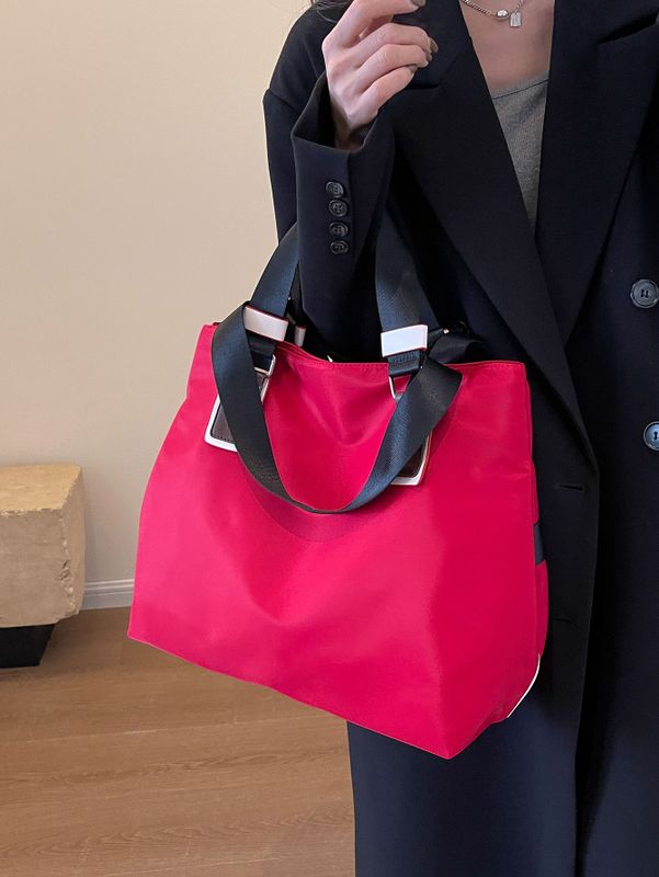 Frau Pu-leder Einfarbig Vintage-stil Nähgarn Quadrat Sperren Handtasche
