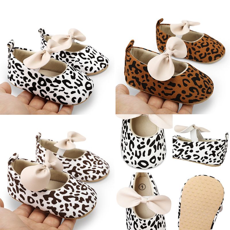 Muchachas Casual Leopardo Punta Redonda Zapatos Para Niños