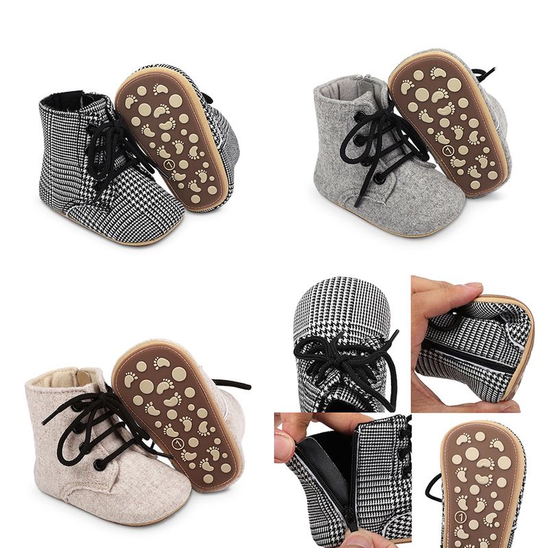 Kid's Casual Solid Color Round Toe Toddler Shoes
