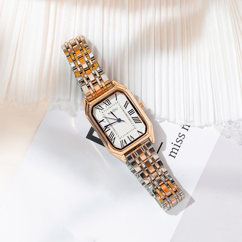 Simple Style Rectangle Quartz Women's Watches