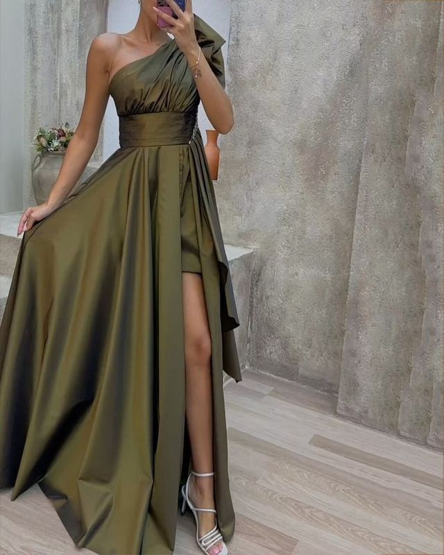 Women's Regular Dress Elegant Collarless Sleeveless Solid Color Maxi Long Dress Daily Street