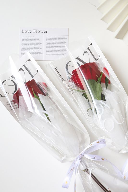 Valentinstag Einfacher Stil Klassischer Stil Einfarbig Kunststoff Datum Zubehör Für Geschenkverpackungen