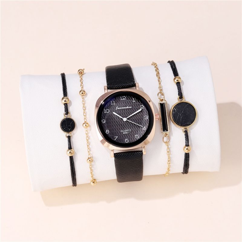 Elegant Business Geometric Buckle Quartz Women's Watches