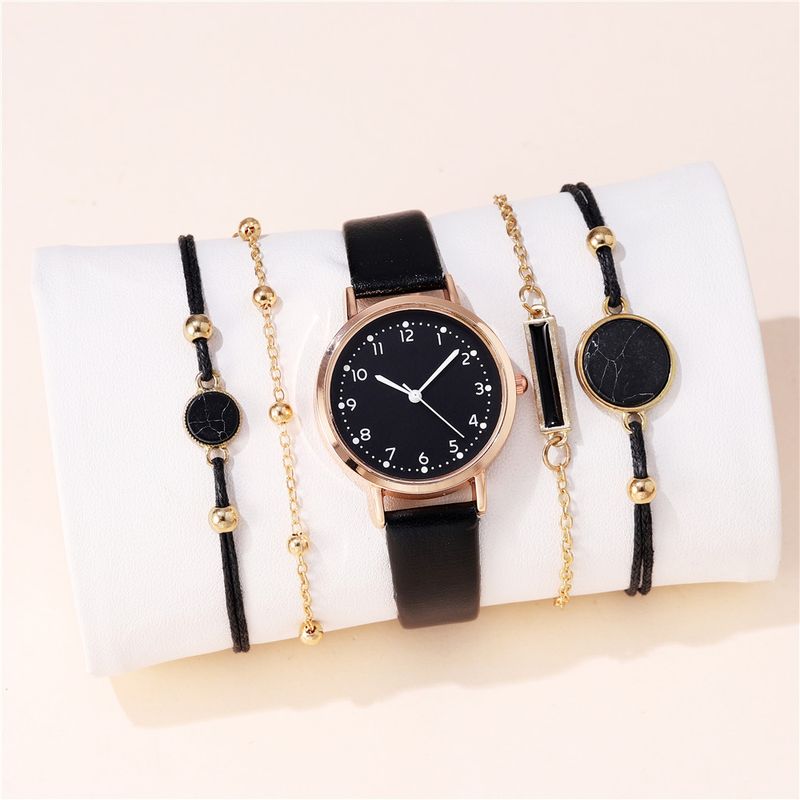 Elegant Einfacher Stil Geometrisch Schnalle Quarz Frauen Uhren
