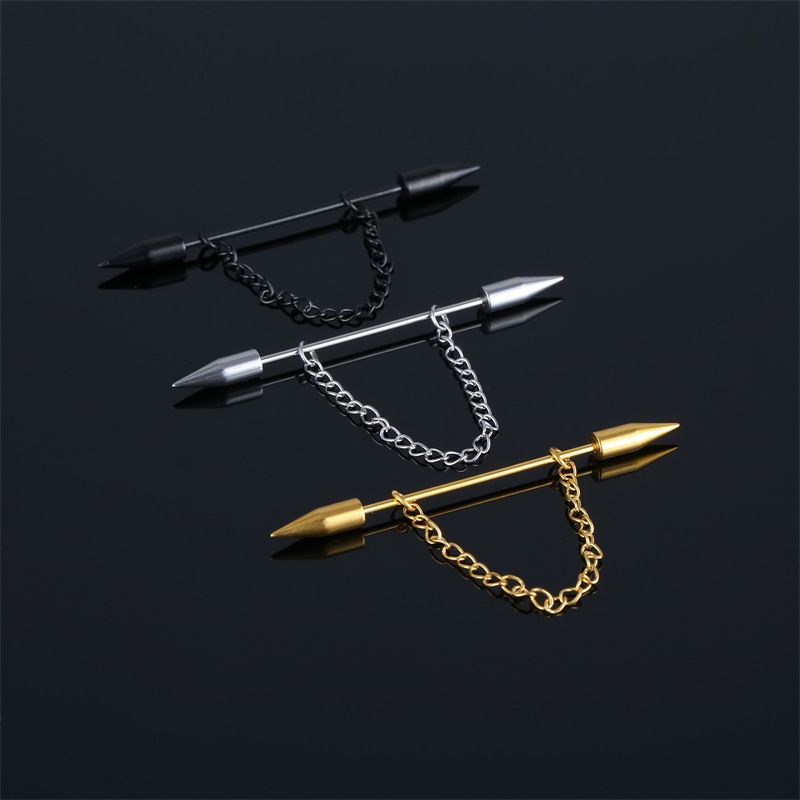 1 Piece Simple Style Geometric Plating Stainless Steel Ear Studs