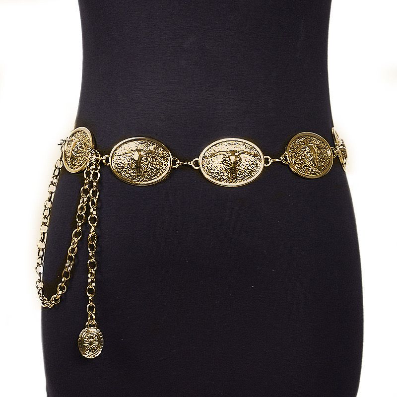 Retro Cattle Alloy Women's Waist Chain