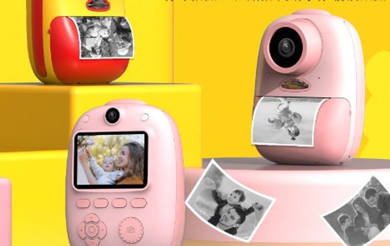 Süß Pastoral Mehrfarbig Kunststoff Kamera