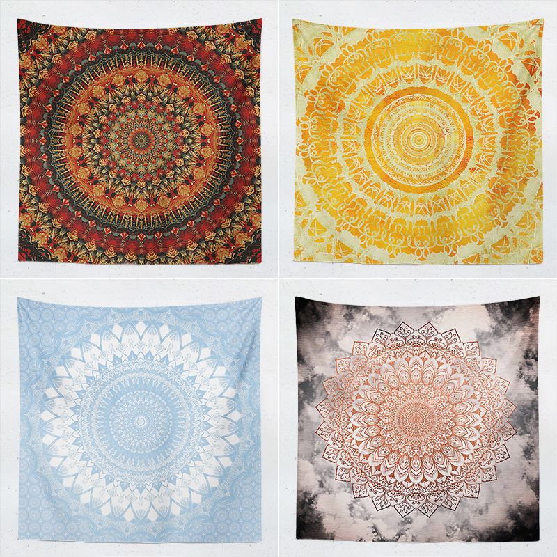 Ethnic Style Circle Blended Tapestry