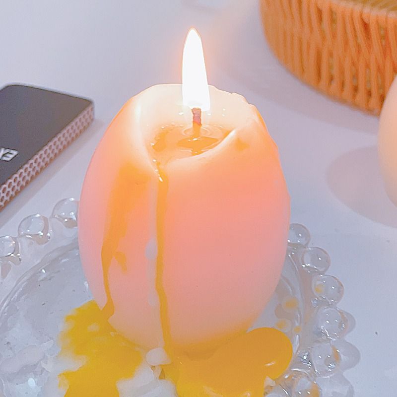 Einfacher Stil Einfarbig Wachs Kerze