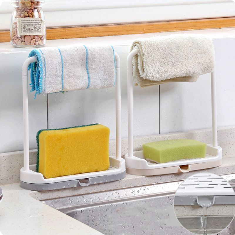 Simple Style Irregular Plastic Kitchen Racks