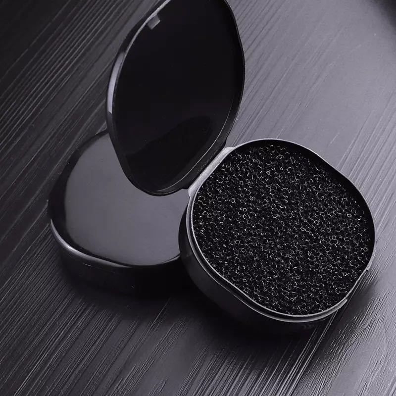 Estilo Simple Negro El Plastico Handgriff Aus Kunststoff Pinceles De Maquillaje Caja De Limpieza 1 Pieza