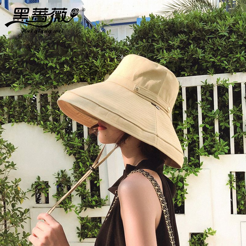 Women's Basic Simple Style Solid Color Crimping Bucket Hat