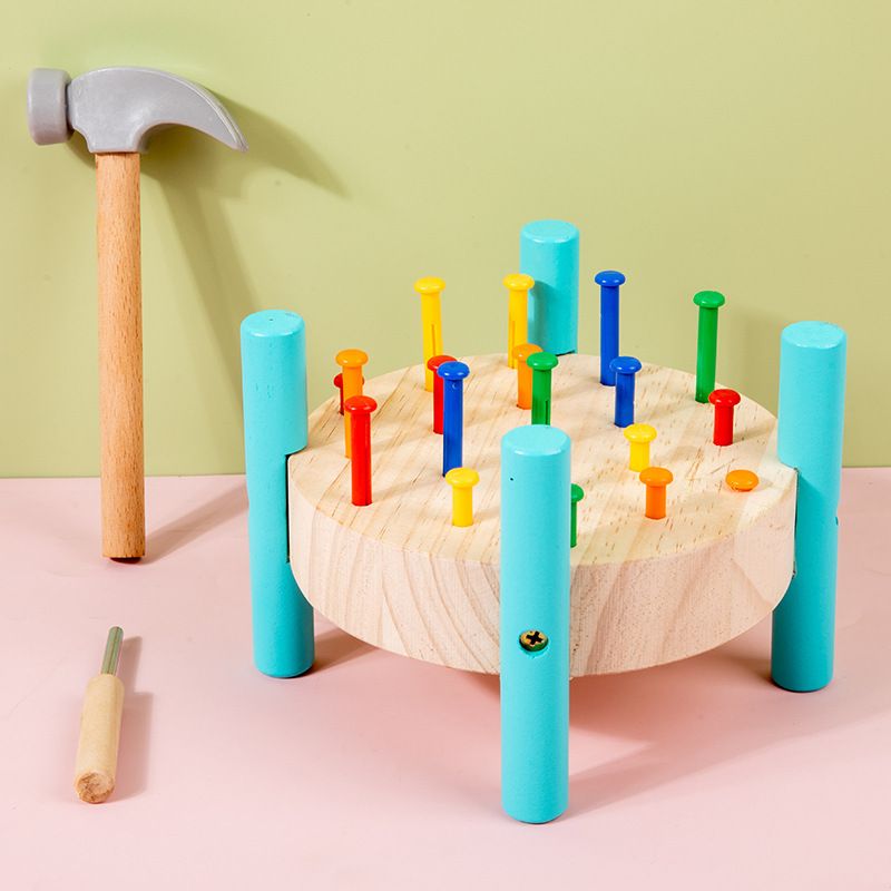 Jeux De Table Et De Sol Tout-petit (3-6 Ans) Bloc De Couleur Bois Jouets