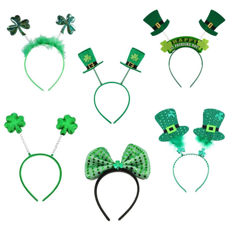 Saint Patrick Style Classique Bloc De Couleur Plastique Fête Carnaval Accessoires De Déguisement
