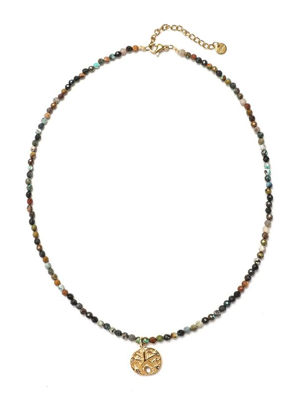 Einfacher Stil Pendeln Farbblock Rostfreier Stahl Perlen Frau Halskette