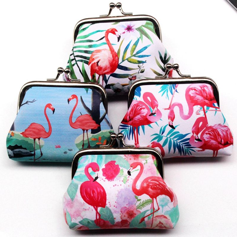 Women's Animal Pu Leather Clasp Frame Coin Purses