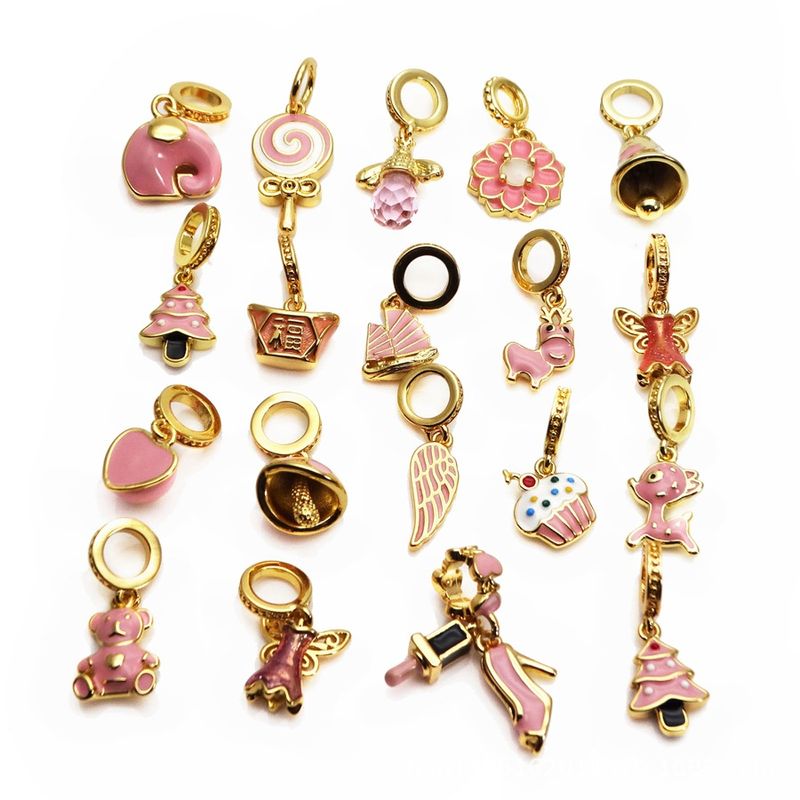 Cute Cartoon Copper Enamel Jewelry Accessories