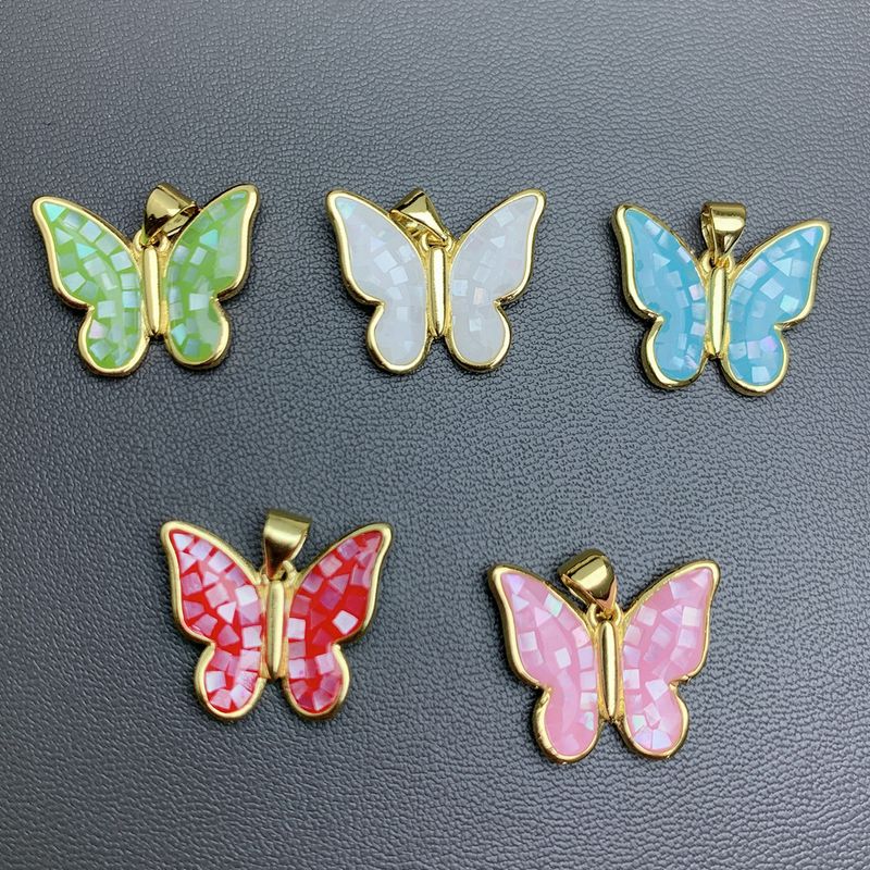 Simple Style Butterfly Shell Women's Charms