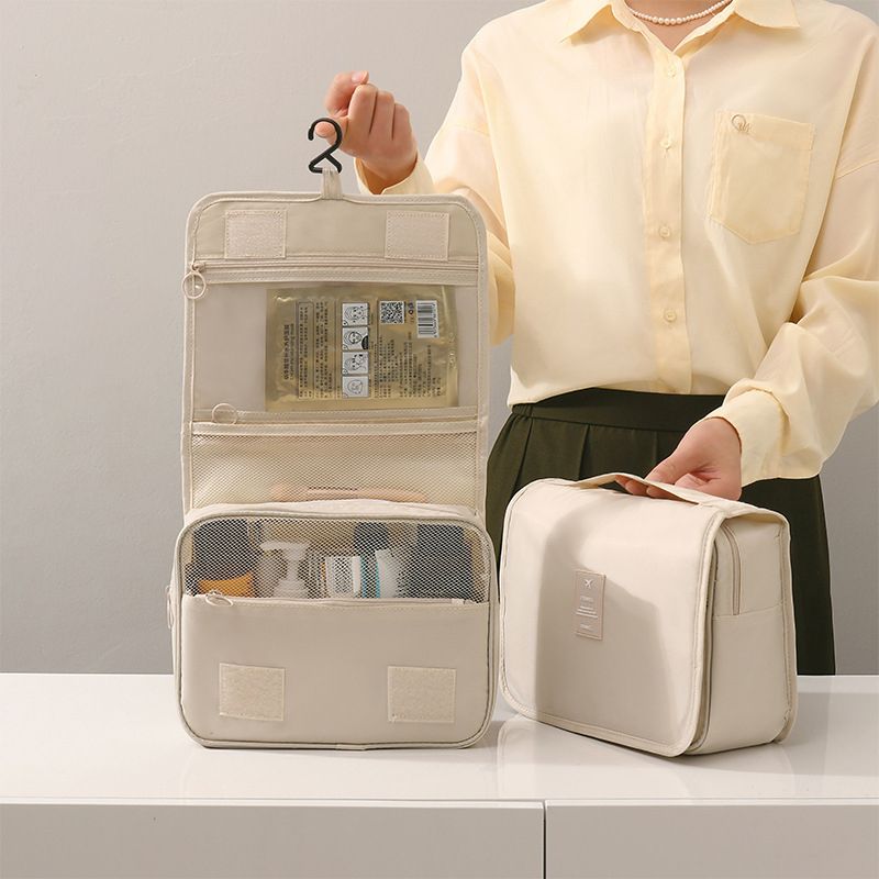 نمط خمر النمط الكلاسيكي يتحمل قماش أكسفورد الترتر عقدة مربع حقائب مكياج